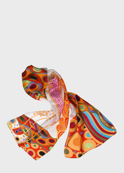 Большой платок Freywille из шелка по мотивам творчества Густава Климта, фото